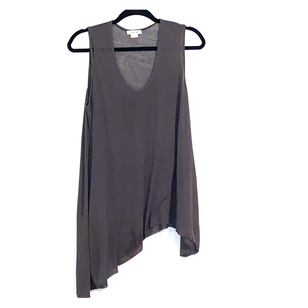 Helmut Lang Dark olive sleeveless tunic sz. M